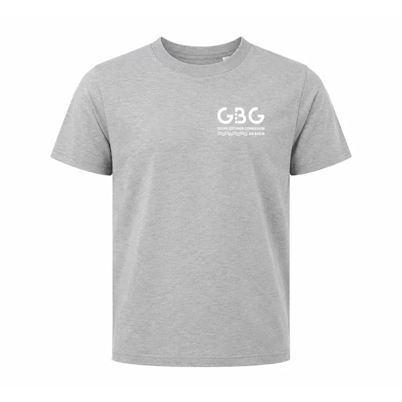 KIDS-T-Shirt Unisex „GBG“ – Schulkleidung || Farbe Grey Melange