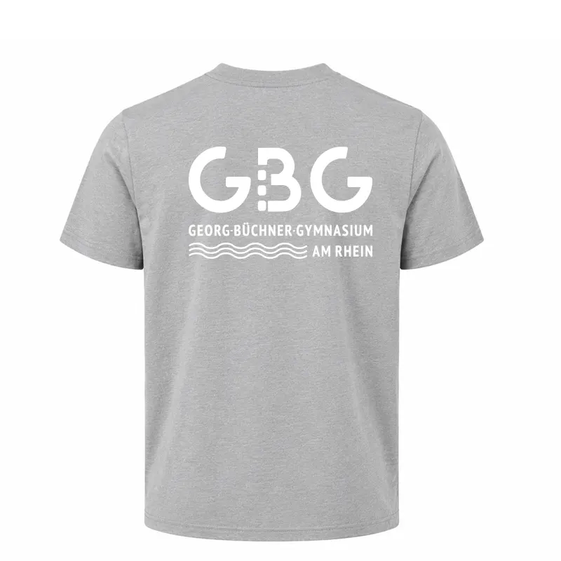 KIDS-T-Shirt Unisex „GBG“ – Schulkleidung || Farbe Grey Melange – Bild 2
