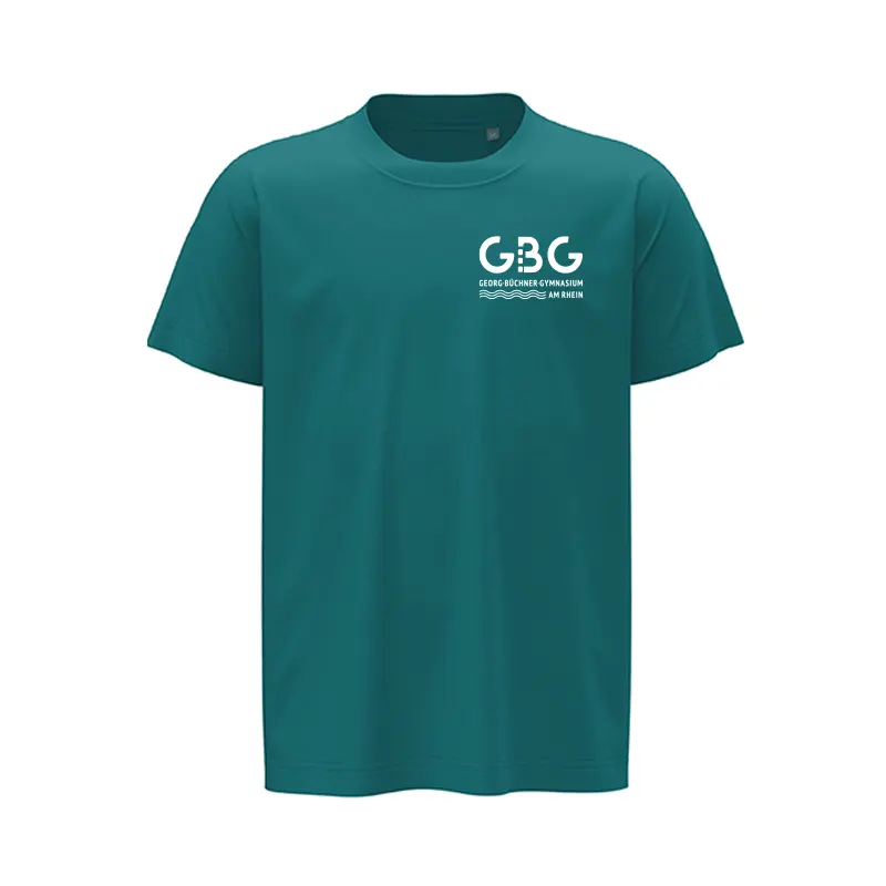 T-Shirt Unisex „GBG“ – Schulkleidung Georg-Büchner-Gymnasium Düsseldorf Farbe Teat