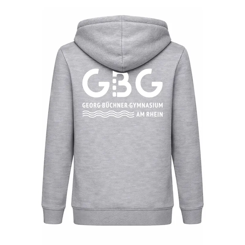Kinder Hoodie „GBG“ – Grey Melange – Bild 2